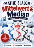 Vorschau - Arbeitsblätter - Mittelwert und Median - Weihnachten - Deckblatt