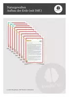 Vorschau - Arbeitsblätter - Naturgewalten - Aufbau der Erde (mit Differenzierung) - Deckblatt