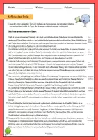 Vorschau - Arbeitsblätter - Naturgewalten - Aufbau der Erde (mit Differenzierung) - Seite 2