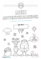 Vorschau - Arbeitsblätter - Lernheft Adventskalender (1. & 2. Klasse) - Seite 1