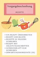 Vorschau - Arbeitsblätter - Rezepte schreiben - Deckblatt