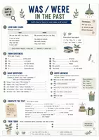 Vorschau - Arbeitsblätter - Simple Past (be, regular verbs and irregular verbs) - Seite 1