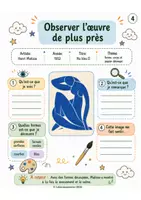 Vorschau - Arbeitsblätter - Art Matisse Peindre avec des ciseaux - Seite 3