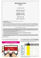 Vorschau - Arbeitsblätter - Mathe-Basics-Trainer Klasse 2 | Grundschule Häusliches Üben | Grundlagentraining für jeden Tag | 52 Wochenblätter mit 20 Aufgaben | differenzierte Arbeitsblätter Kopiervorlagen mit Lösungen - Seite 1