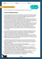 Vorschau - Arbeitsblätter - Naturgewalten - Tektonische Platten (mit Differenzierung) - Seite 1