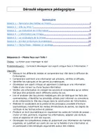 Aperçu - Préparation de séquence / Séquence complète - Séquence 5 - Pleins feux sur l'info ! - Page de couverture