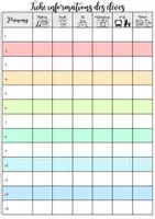 Aperçu - Outils du professeur - Fiche informations élèves - Page de couverture