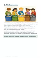 Vorschau - Arbeitsblätter - Sachunterricht Klasse 2- Sachtexte: Mülltrennung, Energie, Naturschutz, Recycling - Seite 2