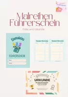 Vorschau - Arbeitsblätter - Einmaleins-Führerschein mit Urkunde - Deckblatt