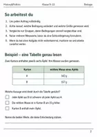 Vorschau - Arbeitsblätter - Experimente auswerten Basisscreening Klasse 9–10 - Seite 1