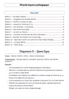 Aperçu - Préparation de séquence / Séquence complète - Séquence 2 - Jane Eyre - Page de couverture