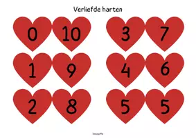Voorbeeld - Verliefde harten - Voorblad