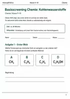 Vorschau - Arbeitsblätter - Chemie Basisscreenings Klasse 9–10 Minibundle - Seite 1