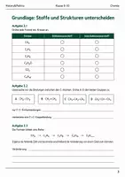 Vorschau - Arbeitsblätter - Chemie Basisscreenings Klasse 9–10 Minibundle - Seite 3