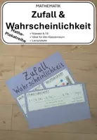 Vorschau - Poster - Lernplakate Zufall & Wahrscheinlichkeit – Klassen 8–10 - Deckblatt