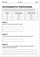 Vorschau - Arbeitsblätter - Reaktionsenergie Chemie Klasse 9–10 Basisscreening - Seite 3