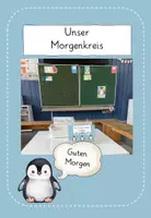 Vorschau - Anderer Materialtyp - Morgenkreis Pinguinklasse Moderationskarten - Deckblatt