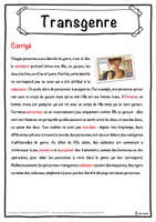 Aperçu - Inclusion - Transgenre – Fiche : texte à trous, compréhension orale et mots mêlés - Page 2