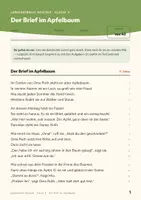 Vorschau - Unterrichtsreihen - Der Brief im Apfelbaum – Lernkontrolle Deutsch 3 - Seite 1