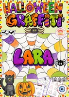 Vorschau - Arbeitsblätter - Halloween Graffiti – Kunstprojekt für die Grundschule | Namen im Graffiti-Style gestalten - Deckblatt