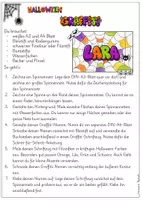 Vorschau - Arbeitsblätter - Halloween Graffiti – Kunstprojekt für die Grundschule | Namen im Graffiti-Style gestalten - Seite 1