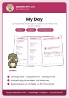 Vorschau - Arbeitsblätter - My Day – Tagesablauf auf Englisch – Englisch Klasse 4 - Deckblatt