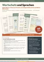 Vorschau - Stundenentwürfe - Wortschatz und Sprechen – DaZ Klasse 1 - Deckblatt