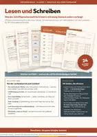 Vorschau - Stundenentwürfe - Lesen und schreiben mit DaZ — Klasse 1 - Deckblatt