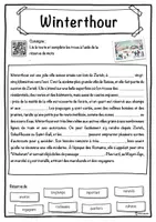 Aperçu - Inclusion - Winterthour – Fiche : texte à trous, compréhension orale et mots mêlés - Page 1