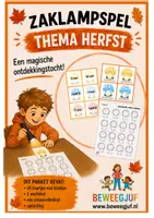 Voorbeeld - Zaklampspel klokken herfst - Voorblad