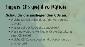 Vorschau - Arbeitsblätter - CD-Hüllen Upcycling - Kunstprojekt Klasse 9 / 10 - alte CDs - Seite 2