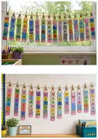 Vorschau - Mal- und Bastelvorlagen - Kunst Grundschule - Namensstifte Einschulung/Anfangsunterricht – 1./2. Klasse - Buchstabenstifte für Klassenzimmer | Schulanfang - Seite 2