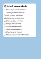 Vorschau - Stundenentwürfe - Lesetraining Wassersport | Leseverständnis Klasse 3 - Seite 1