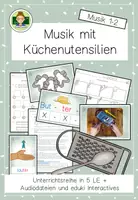 Vorschau - Unterrichtsreihen - Küchenmusik in der Grundschule – Kreative Unterrichtsreihe mit Alltagsinstrumenten (Klasse 1–3) - Seite 1