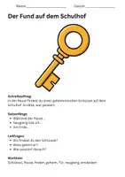 Vorschau - Stundenentwürfe - Kreatives Schreiben Klasse 3 – Das Geheimnis auf dem Schulhof - Seite 3