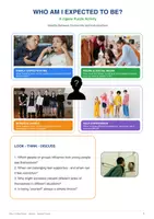 Vorschau - Arbeitsblätter - Who Am I Expected to Be? - Identity Between Conformity and Individualism (Jigsaw / Gruppenpuzzle) - Seite 1