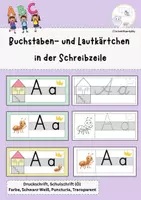 Vorschau - Poster - Buchstaben und Laute in der Schreibzeile - Deckblatt