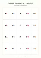 anteprima - Flashcard - Sillabe mobili ad alta leggibilità, plastificabili - Pagina 2