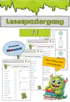 Vorschau - Arbeitsblätter - Ff Lesespaziergang - Deckblatt