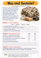 Vorschau - Arbeitsblätter - Gesteine & Mineralien – 4 Arbeitsblätter mit Lösungen | Freebie Klasse 5 - Seite 1