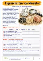 Vorschau - Arbeitsblätter - Gesteine & Mineralien – 4 Arbeitsblätter mit Lösungen | Freebie Klasse 5 - Seite 3