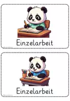 Vorschau - Präsentationen/Tafelbilder - Visualisierungen Sozialformen Pandaklasse - Seite 3