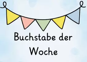 Vorschau - Poster - Buchstabe der Woche - Deckblatt