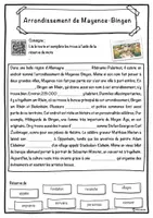 Aperçu - Inclusion - Arrondissement de Mayence-Bingen – Fiche : texte à trous, compréhension orale et mots mêlés - Page 1