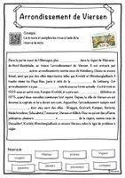 Aperçu - Inclusion - Arrondissement de Viersen – Fiche : texte à trous, compréhension orale et mots mêlés - Page 1