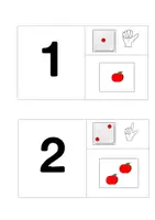 Vorschau - Unterrichtsreihen - Zahlenkarten, Wandkarten, Zahlenraum 1-6 - Deckblatt