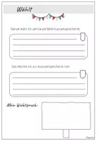 Vorschau - Arbeitsblätter - Wahlplakat Klassensprecherwahl - Seite 2