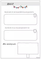 Vorschau - Arbeitsblätter - Wahlplakat Klassensprecherwahl - Seite 3