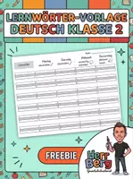 Vorschau - Arbeitsblätter - Lernwörter der Woche - Deutsch Klasse 2 - Deckblatt