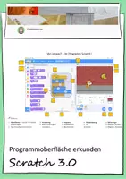 Vorschau - Arbeitsblätter - Scratch 3.0: Programmoberfläche erkunden - Deckblatt